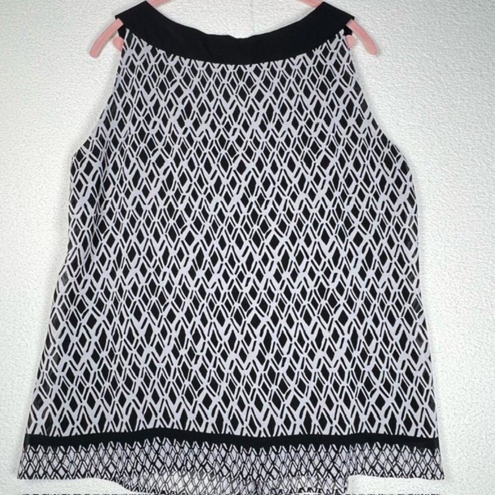 Dressbarn Womens Sleeveless Top Plus Size 1X - Picture 4 of 6